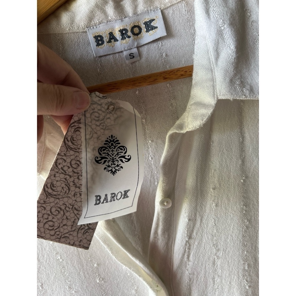 Anthropologie Barok Paris Blouse Linen Tunic Dress Sports Tennis NWT S #999 - Picture 4 of 9